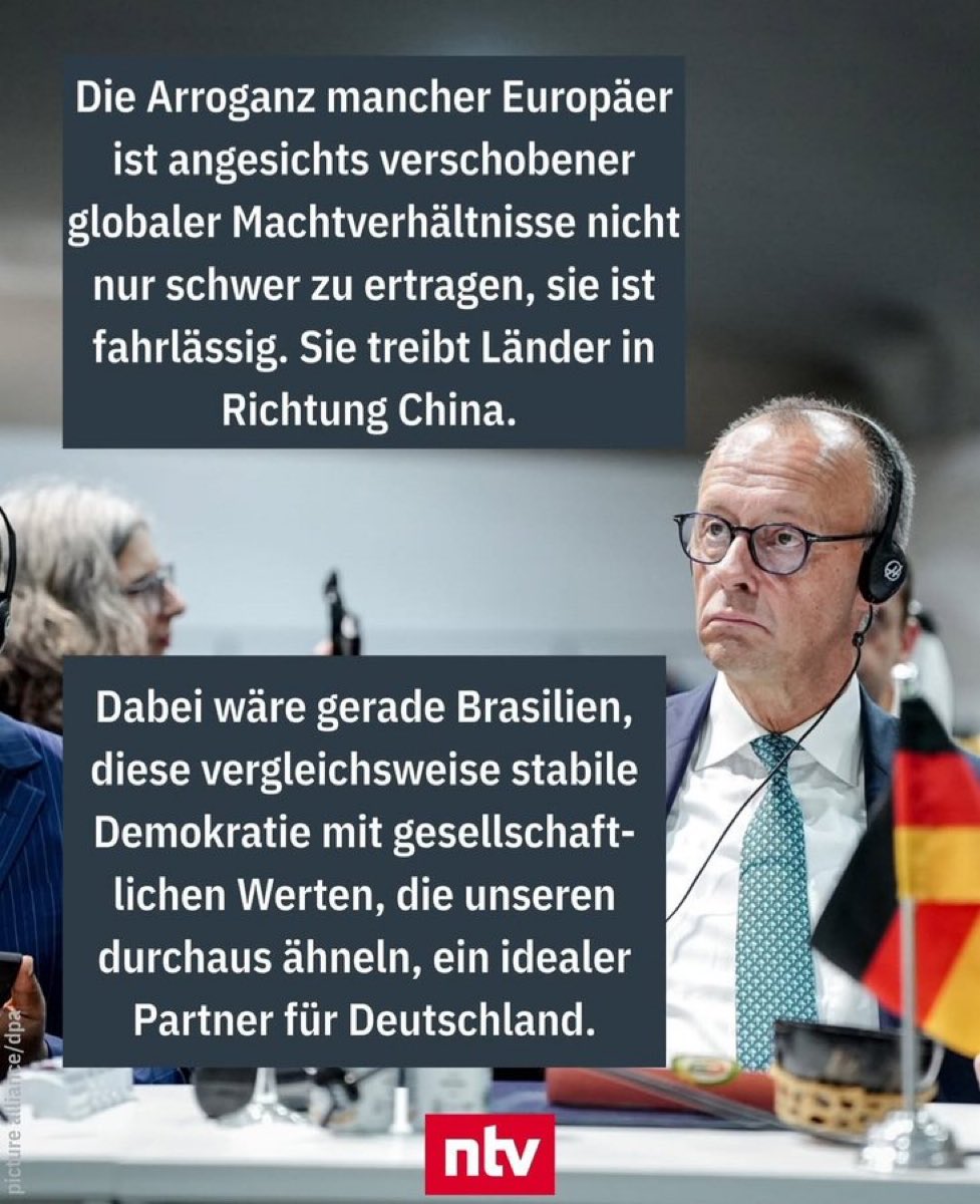 Leseerlaubnis's tweet image. BYD baut vier große Automobilfabriken in Brasilien. 

VW wird seine wohl schließen müssen, weil wir einen Bundeskanzler haben, der zugunsten der Fossilbranche auf Verbrenner setzen will und der leichtfertig Brasilien öffentlich beleidigt. 

Wirtschaftskompetenz sehe ich keine.