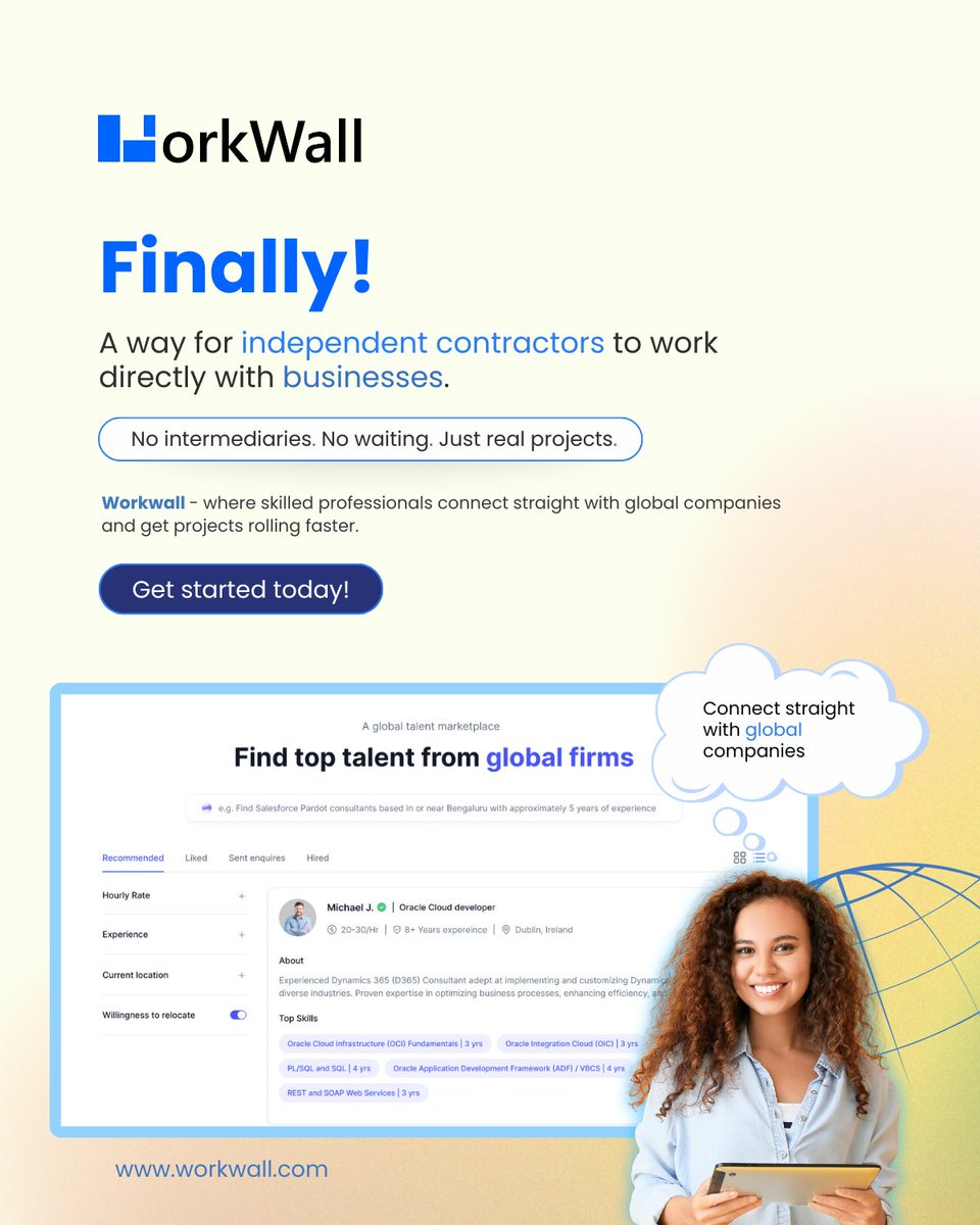 WorkWall | Marketplace for tech firms tweet media