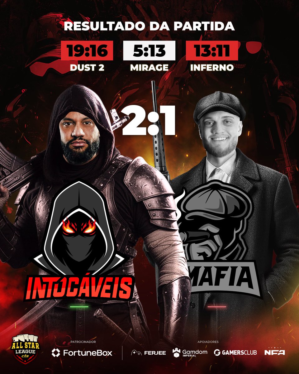 allstarleaguecs's tweet image. E OS INTOCAVEIS LEVAM A SERIE DEPOIS DE UMA VITORIA COM DIREITO A VAR!

@fer 2x1 @Boltz