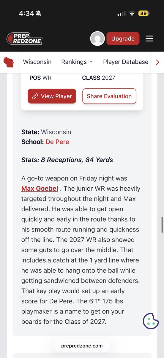 Thank you <a href="/MJ_NFLDraft/">Mark Johnson</a> for the write up and really appreciate it. Ready for the offseason and the Prep Redzone camp.