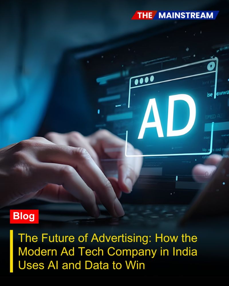 TheMainstream7's tweet image. The modern Ad Tech company in India is now at the center of this transformation — harnessing the power of AI, automation, and data intelligence to build smarter, faster, and more impactful advertising.

Click here to read the full story:
lnkd.in/dTMx9W2Y

#TheMainstream