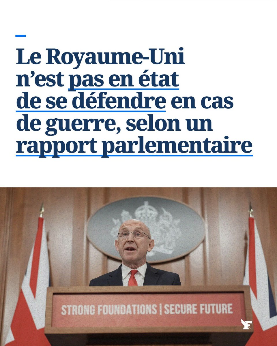 Le_Figaro's tweet image. Le constat est rude mais étayé, la Grande-Bretagne n’est aujourd’hui «pas apte à se défendre contre une attaque». →l.lefigaro.fr/J8cI