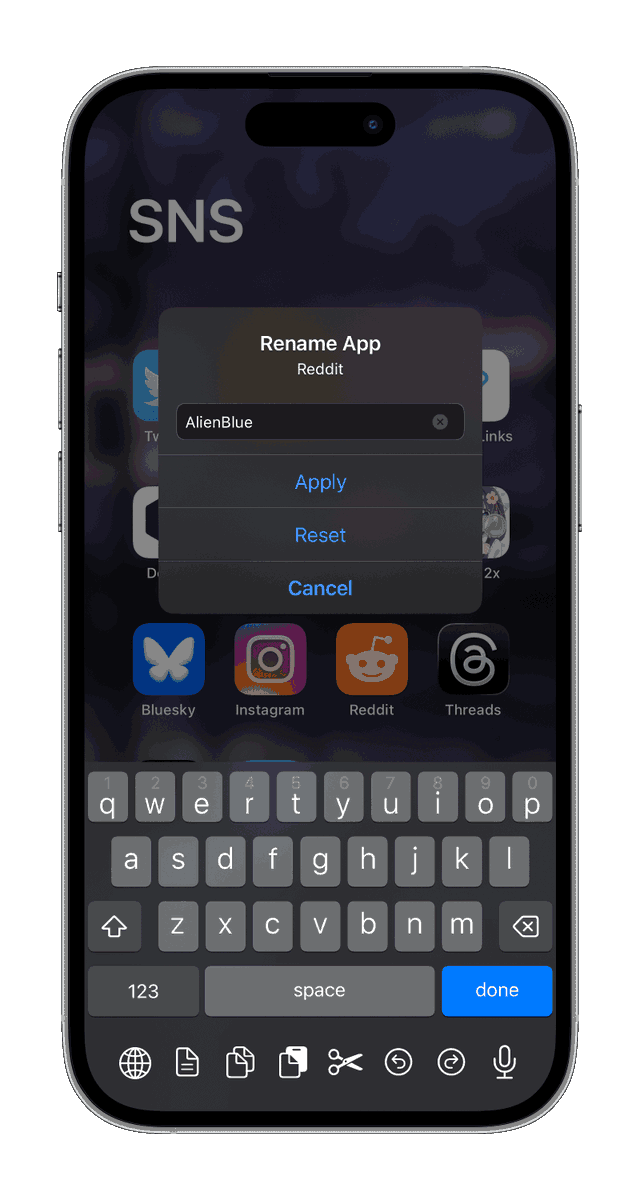 TweakUpdates's tweet image. Updated: IconTweak2 1.0.1 [Tweaks]

Swipe icons to show control menu and more!

Architecture: iOS
Repository: Havoc #jailbreak

ios-repo-updates.com/repository/hav…