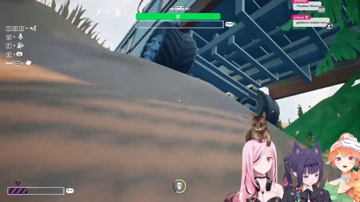 YuiMakinami's tweet image. 🐙: &quot;I could roll back all the way&quot;
💀: &quot;Well that&apos;s where my face is, so hold on&quot;

#calliolive #TAKOTIME #kfp