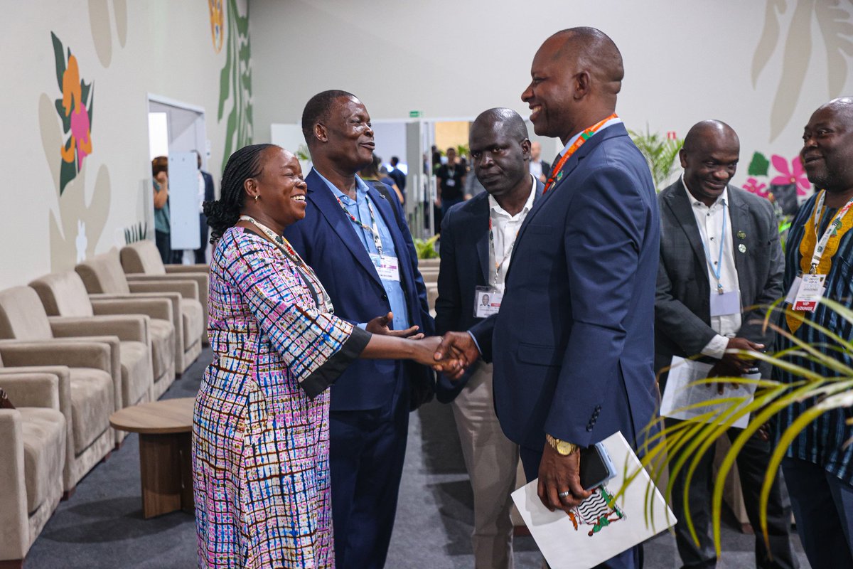 As we strengthen Africa’s collective voice on the global stage at #COP30 in Belém, Brazil, I remain fully committed to working alongside fellow ministers from across our continent to champion climate action and environmental resilience. Our shared mandate is clear: to ensure that