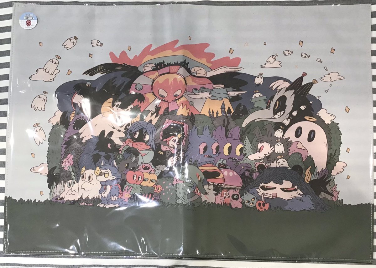 popspace_shop's tweet image. 👻 再入荷情報 👻

#あらいきりこ さん(@mokuseiap )の
お品切れしておりました
大好評の「ファブリックポスター」入荷いたしました💫

その他にも多数お取り扱い商品ございます！
ぜひ、あわせてご覧くださいませ🐺