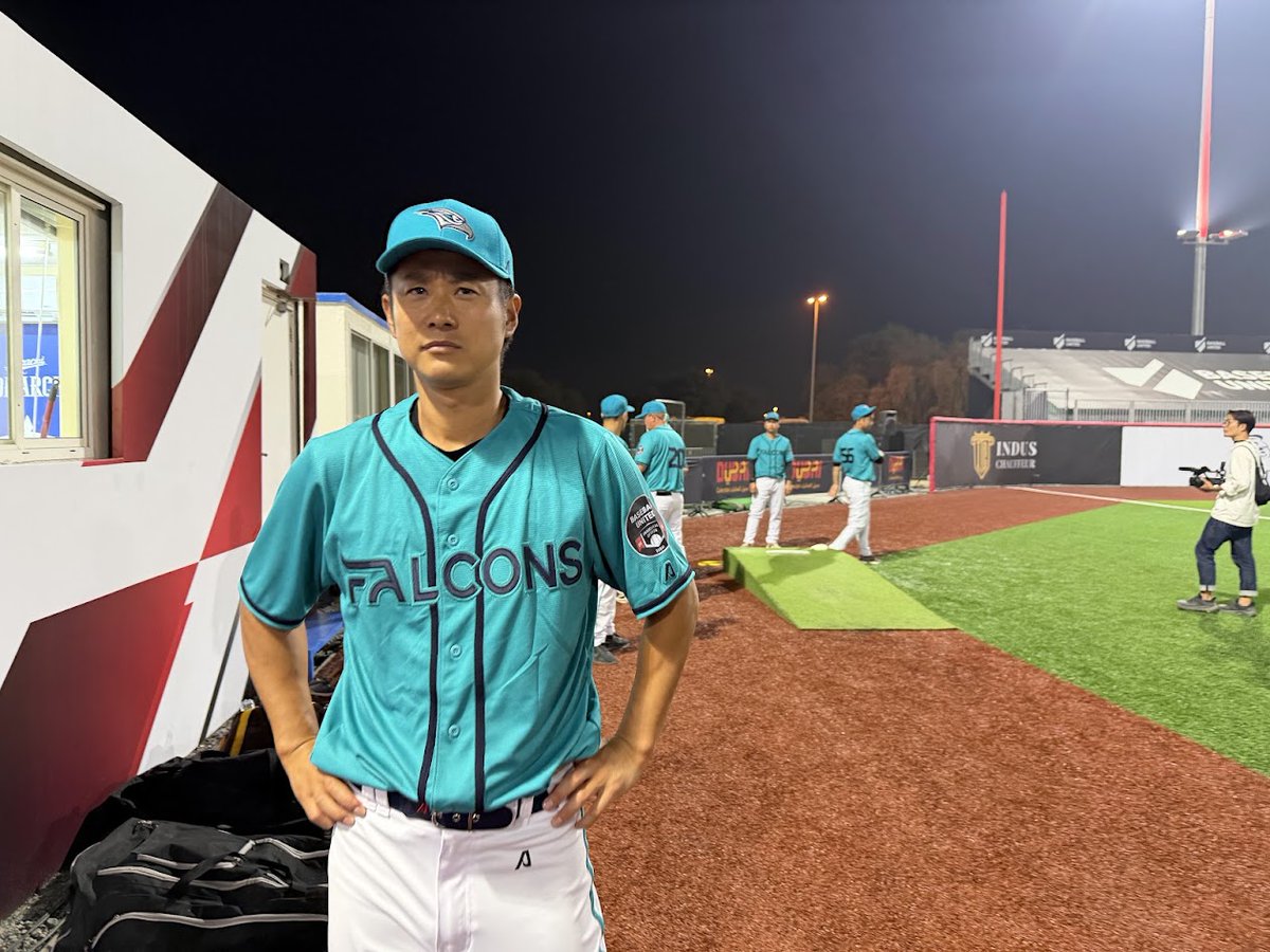 ドバイ ウインターリーグ情報🇦🇪】 #ミッドイーストファルコンズ 7番