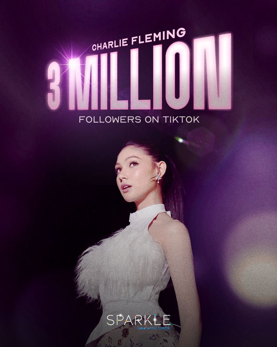 3 MILLION on TikTok! ✨

Charlie Fleming is feeling all the LOVE from her fans. 🫶🏻 Thank you for always showing up and sparkling with her! 💖

#CharlieFleming
