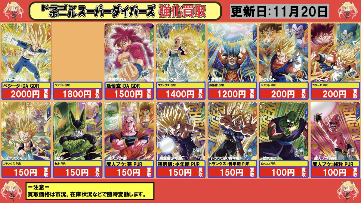 ドラゴンボールスーパーダイバーズ 7弾 GDR☆ SDV7-062 ゴジータ