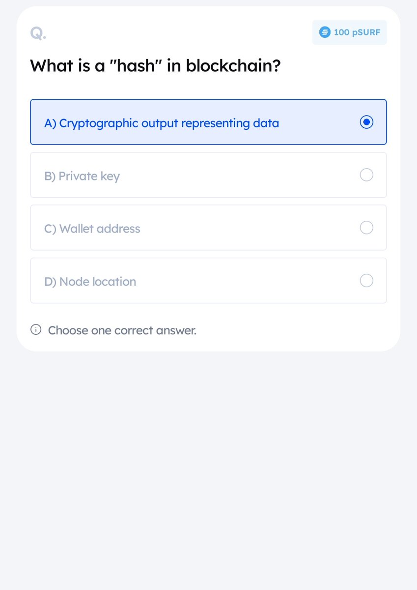 Kaouthar900's tweet image. 🧘🧘🧘@Xenea_io , @MARINA_PROTOCOL , @SyntaxVerse and @spurprotocol  daily quiz Answer :
⏯️Xenea : A
⏯️Marina  : A
⏯️ Syntaxeverse : D
⏯️ Spurprotocol : B
#Xenea, #Marina, #SyntaxVerse, #SpurProtocol 

🎗️Vault Pattern : 6-3-9-8