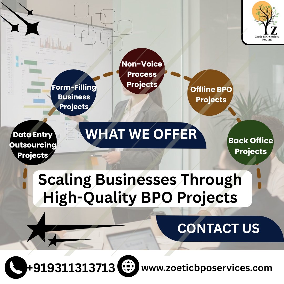 zoeticbpo's tweet image. Where precision meets performance — your trusted BPO partner.
Call us: 9311313713
Visit us: zoeticbposervices.com
.
.
.
#SmartOutsourcing #WorkflowEfficiency #BPOExperts #SeamlessOperations #OutsourcingSolutions #NonVoiceBPO #FormFillingProjects #ZoeticBPOServices