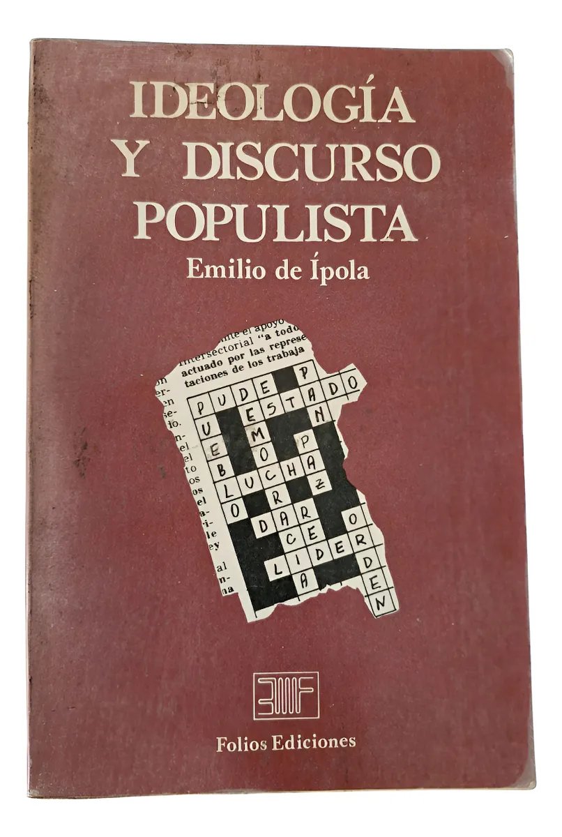 libroseureka's tweet image. mercadolibre.com.mx/ideologia-y-di…
Ideología Y Discurso Populista
Emilio De Ípola

#LeerEsConocerte #LibrosParaTodos #Historia #Filosofía #Cuento #Poesía #Derecho #Sheinbaum #Libros #Pumas #ÚltimaHora #Literatura #Narrativa #México #Educación #LibrosEureka #Yoga