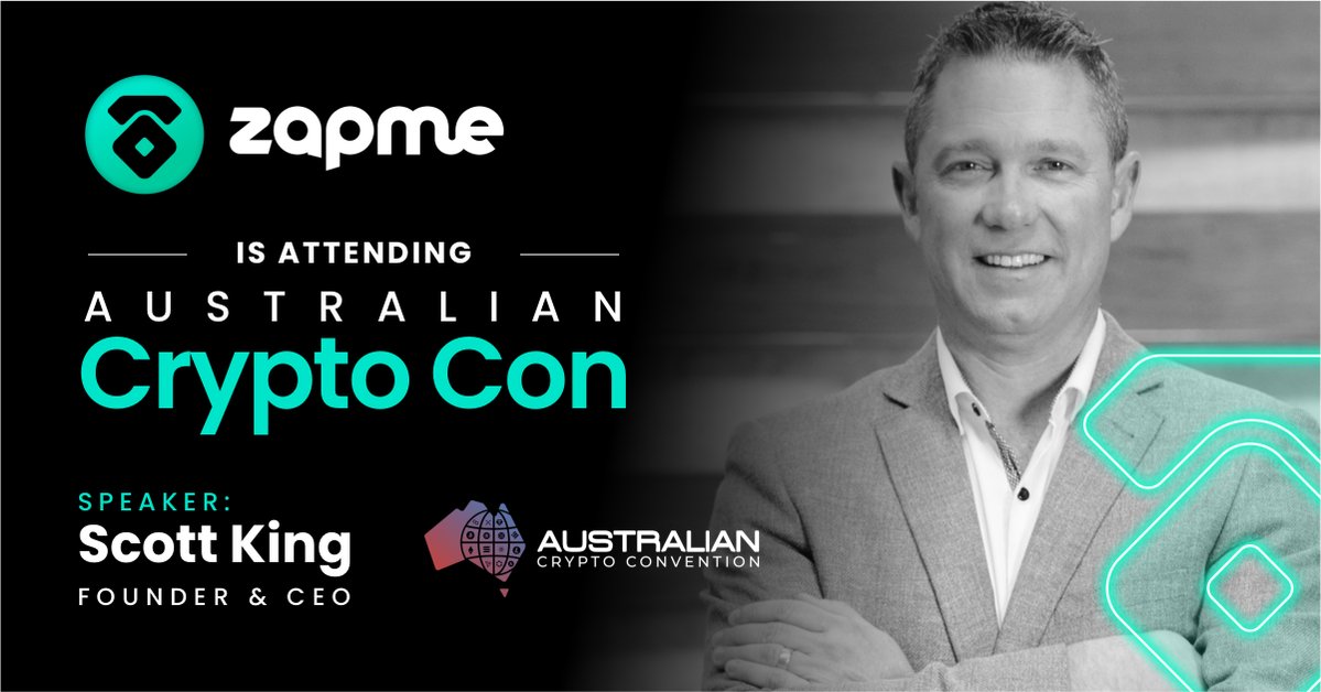 ZapmeApp's tweet image. Going to @AusCryptoCon ?
Catch @scottyking01 there this weekend 22nd &amp;amp; 23rd Nov. 

DM Scott if you want to catch up.