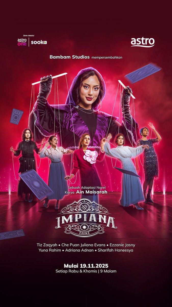 twtbiy's tweet photo. Dah ada series #Impiana #ImpianaKarma so kenalah tengok gais. Series macam ni selalunya best &amp; fun. https://t.co/kMpluuF2kD