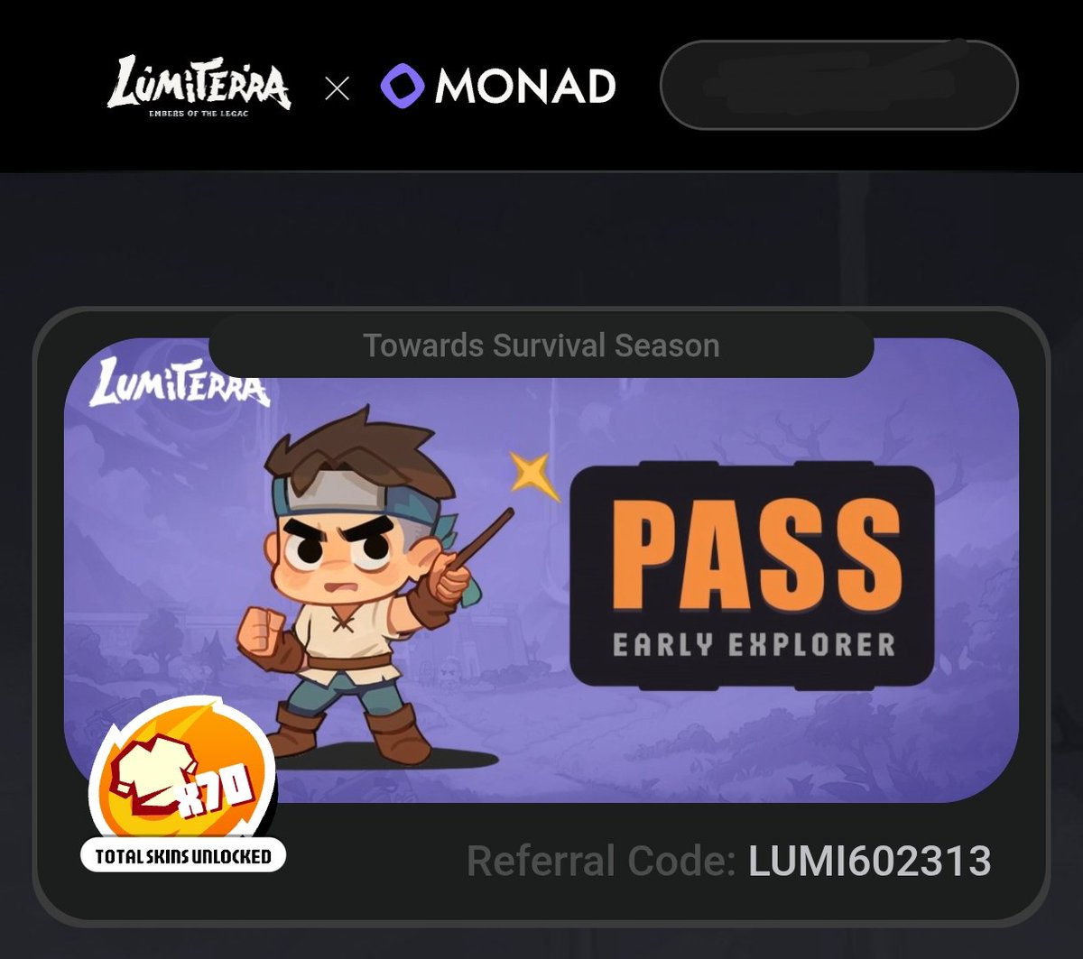 Crypto_ABID2's tweet photo. TRADER ALERT: LUMONAD is the next 100x play in @LumiterraGame! 💰

​The LUMONAD campaign is your direct entry into Lumiterra’s high performance future on @monad.

​Why Act NOW?
>High ROI Assets
>Passive Income
>Get the $LUMI Slice
​Don't miss out! Secure your spot!
​🔗 Entry Link https://t.co/T0qRbIx6uh