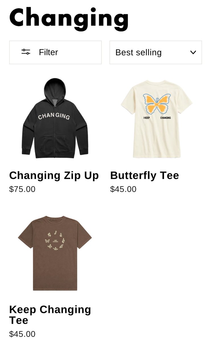 Jonas_DailyNews's tweet image. New “Changing” merch collection on sale now! 
🔗: shop.jonasbrothers.com/collections/ch…