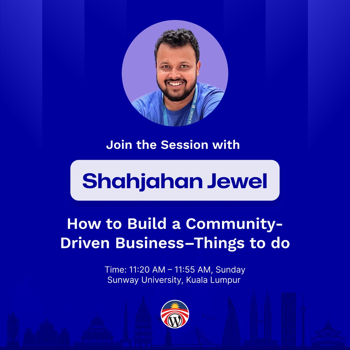 FluentCartWP's tweet photo. We’re excited to share that Md Shahjahan Jewel, Founder & CEO of FluentCart, will be speaking at WordCamp Malaysia 2025!

📌 How to Build a Community-Driven Business – Things to do
🕘 11:20 AM – 11:55 AM, Sunday, 7 Dec. 2025
📍 Sunway University, Kuala Lumpur

FluentCart is also a proud Gold Sponsor, and we’re happy to support the community while Shahjahan takes the stage with this important topic.

🔗 Learn more: https://t.co/gKeUpL44co

#wordcampmalaysia #wordpress #fluentcart #ecommerce #wordpresscommunity #businessinsights