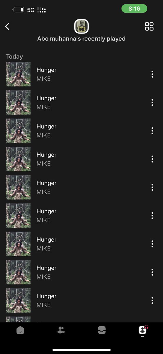 هذا اللي يصير اذا كانت اغنيتك اسطوريه بس مدتها دقيقة فقط!!
<a href="/t6mikee/">MIKE</a>