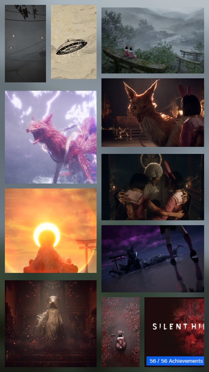 geek_vizions's tweet image. サイレントヒルfのエンディングと実績を全てクリアしました! #silenthillf #サイレントヒル