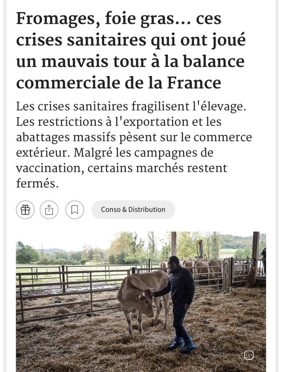 BegonThomas's tweet photo. RvP3️⃣articles du jour (20/11)⤵️
✅#Mercosur 1 accord toujours pas acceptable en l’état✔️https://t.co/CLwenNPJdH
✅Crises sanitaires ont joué un mauvais tour à la #balancecommerciale ✔️https://t.co/OcRoMcEFSb
✅Bioline by InVivo devient #InVivoAg
✔️https://t.co/ieT09u63qj https://t.co/CnX07EI627