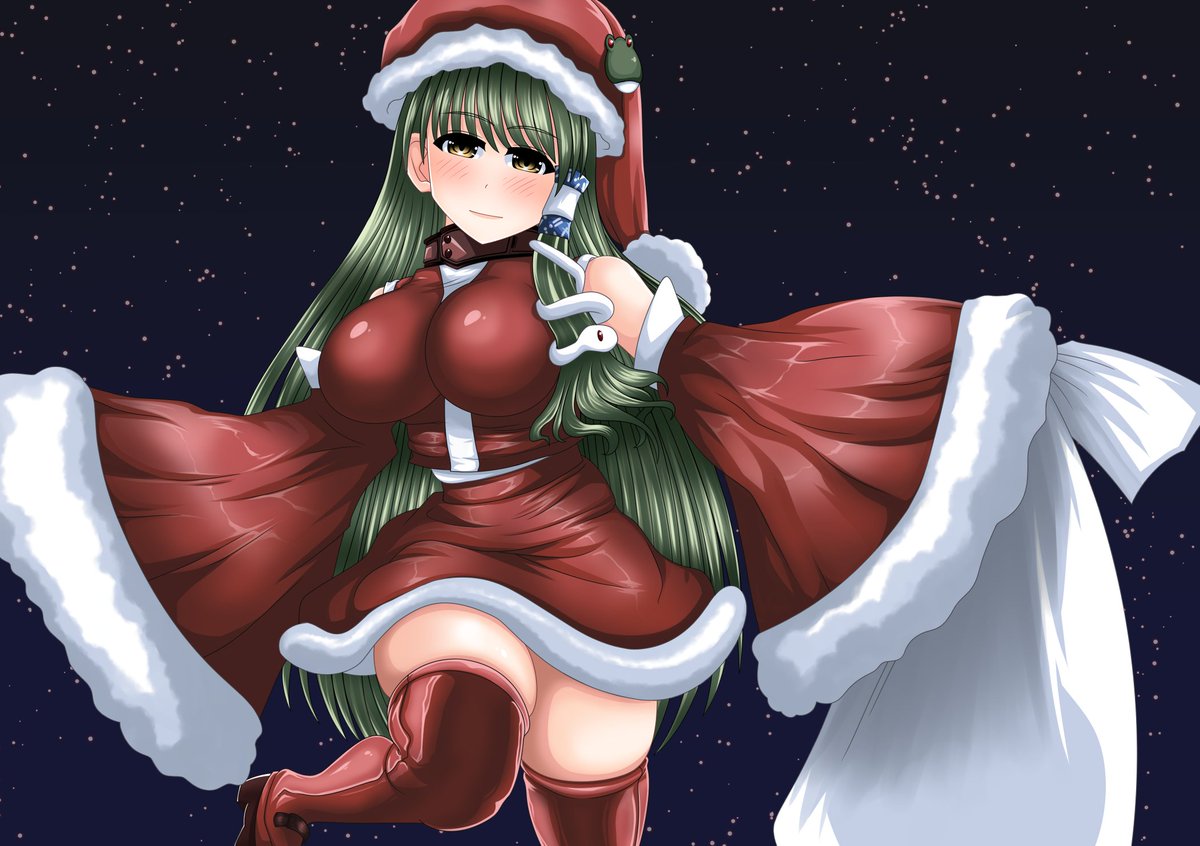 季節もいい頃だし、ね! 早苗さん(*'罒`*)♥

#いい太ももの日 