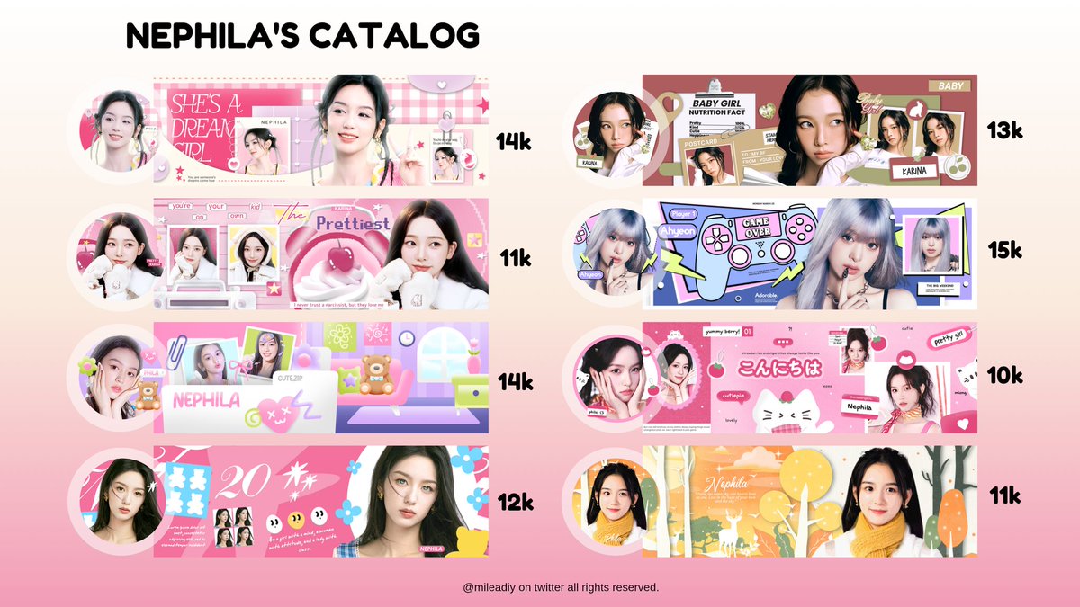 voaresa's tweet photo. katalog made by req 🩷 https://t.co/jLgrjeBtvk