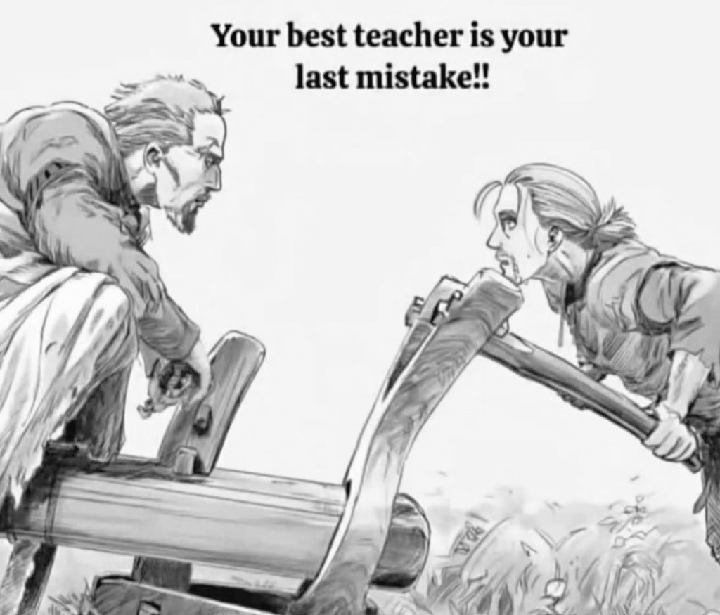 Motivat1v7i's tweet image. Your best teacher is your last mistake.
#PositiveMindset 
#PositiveVibesOnly
