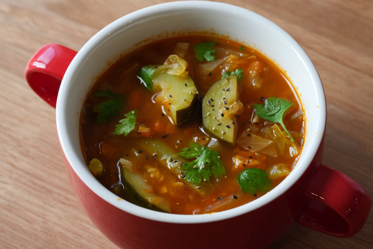 WagaRecipes's tweet photo. 7種の野菜の身体温まるミネストローネのレシピを更新しました😍

Minestone soup🥰

https://t.co/Gfpw99SXAf https://t.co/ce7cXLK8bw