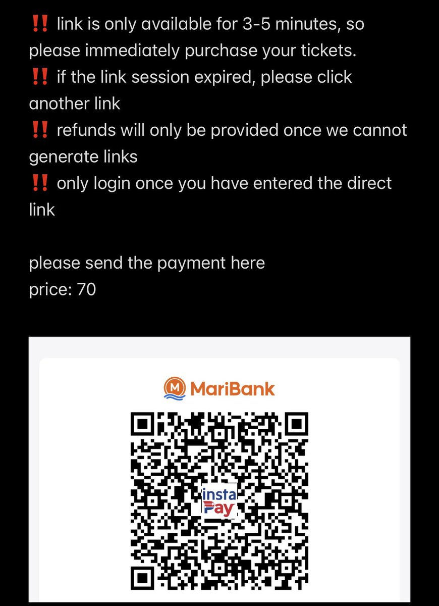 julbudol's tweet photo. SCAM!!!!!!

svt new bulacan direct link.

maribank account ending 6667!

PLEASE DONT TRANSACT. KAHIT 70 PESOS LANG YAN.

#SEVENTEEN #NEW_BULACAN #SVT_WORLDTOUR #SVT_TOUR_NEW_ https://t.co/xGbvFaxQ1K