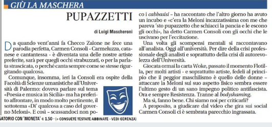 Siddh60's tweet photo. Le bambole parlanti della #sinistra
#Mascheroni #consoli https://t.co/CQTJ1ahhkX