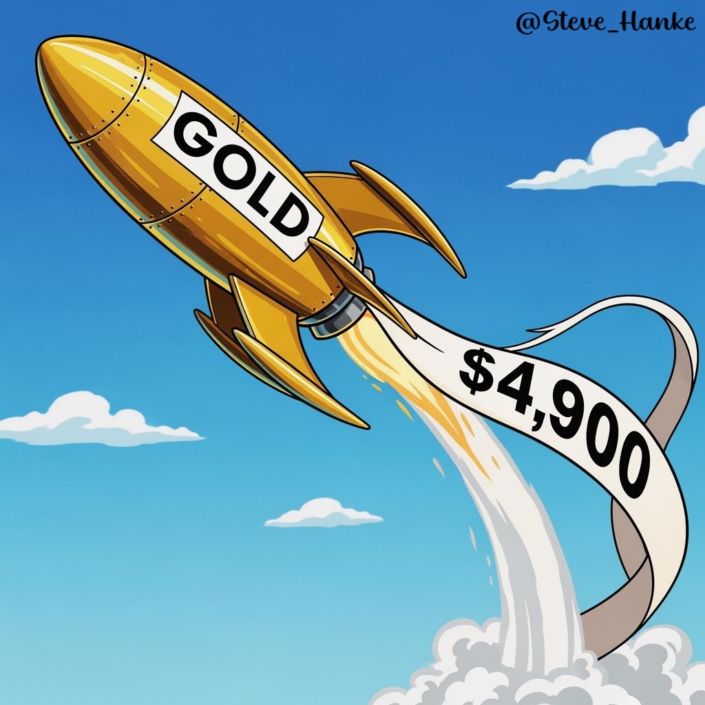 Goldman Sachs forecasts that gold prices will rise to $4,900 per ounce by the end of 2026.

BUY GOLD, WEAR DIAMONDS.