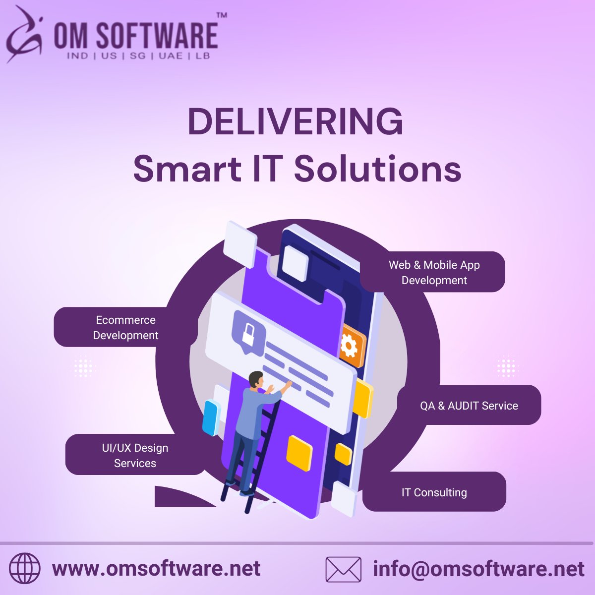 omsoftware's tweet image. Delivering Smart IT Solutions — Across Borders.

With clients in the USA, UK, Canada, and India, OM Software combines global vision with local expertise to deliver world-class results.
.
.

#GlobalTechPartner #ITExcellence #OMSoftware