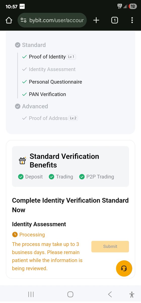 iBankruptSam's tweet photo. @Bybit_Official @BybitBilli I am waiting for 15 days, only 3 working days are showing in my KYC, I had deposited in Bybit, it is still pending, when big exchanges like yours do this, then whom should we trust? https://t.co/ZDdclFoJDR