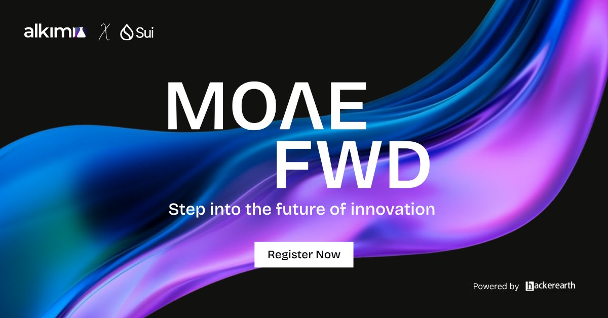 HackerEarth's tweet image. ⏳ Last chance to register!
Build breakthrough Web3 apps on Sui at Move FWD 2025 and unlock hiring opportunities with Alkimi. Don’t miss out! 🚀 
Register Now: tinyurl.com/4xss2xa5

@AlkimiExchange