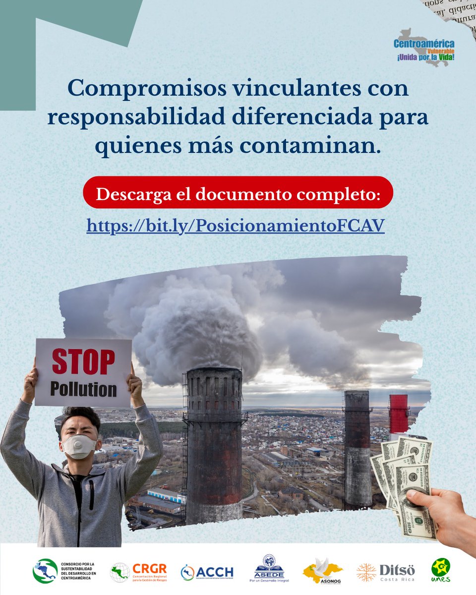 🌎 Centroamérica y el Caribe llegaron a la COP30 con un mensaje claro: ya no caben promesas vacías.
Nuestros pueblos necesitan compromisos reales, financiamiento directo y reconocimiento de la vulnerabilidad que enfrentamos cada día.

👉 bit.ly/Posicionamient…