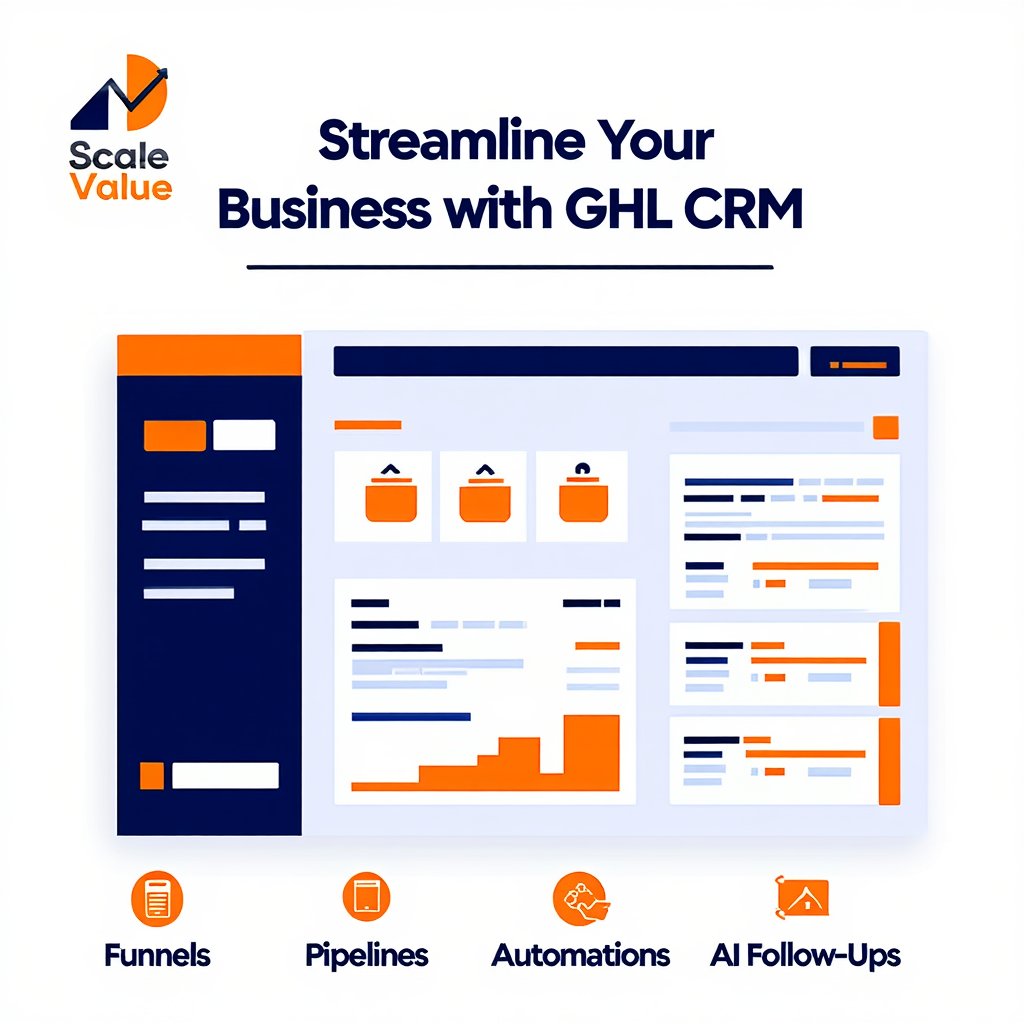 scalevalue's tweet image. Want your business to run on autopilot?
With CRM + automation, you can.
For a limited time:
⚡ 30% OFF on GHL CRM Setup &amp;amp; Automations
To claim:
👉 FOLLOW us
👉 COMMENT “SCALE”
We’ll send the discount privately.