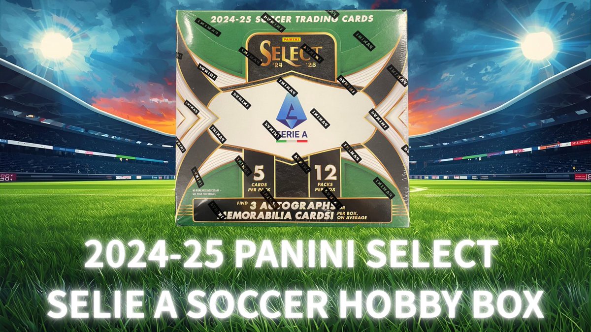 📢販売のお知らせ📢 ⚽️2024-25 PANINI SELECT SELIE A HOBBY BOX