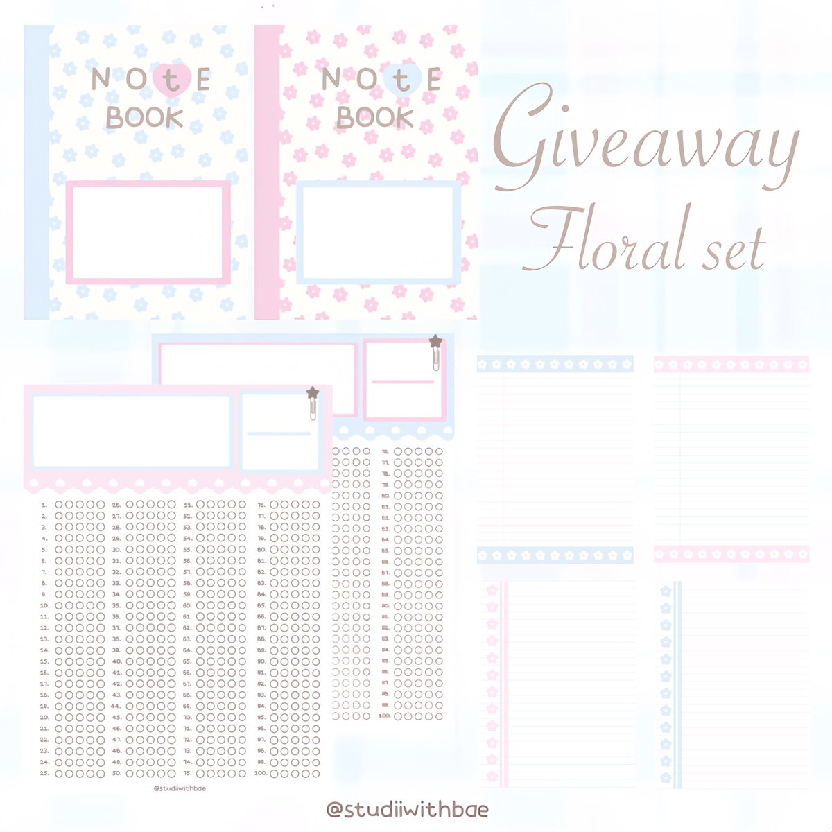 Giveaway floral sets

𝒫𝓁𝓈 𝑅𝒯 ♡ before use
for personal use only—dm for giveaway permission.

📁 drive.google.com/drive/folders/…

𓊆ྀི #giveaway #goodnote #png #แจกไฟล์png 𓊇ྀི
