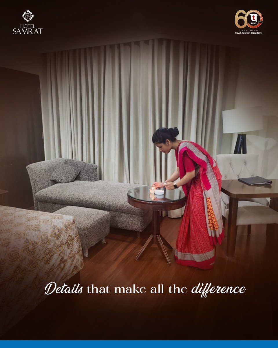 itdc_theashok's tweet image. Experience comfort wrapped in warm hospitality - Hotel Samrat

📞011-26110606
🌐itdc.co.in

[ITDCIndia, Hotel Samrat, warm hospitality, effortless comfort, luxury stay, Delhi hotels, premium hospitality, comfortable stays, ITDC hotels, business travel, leisure stay,…