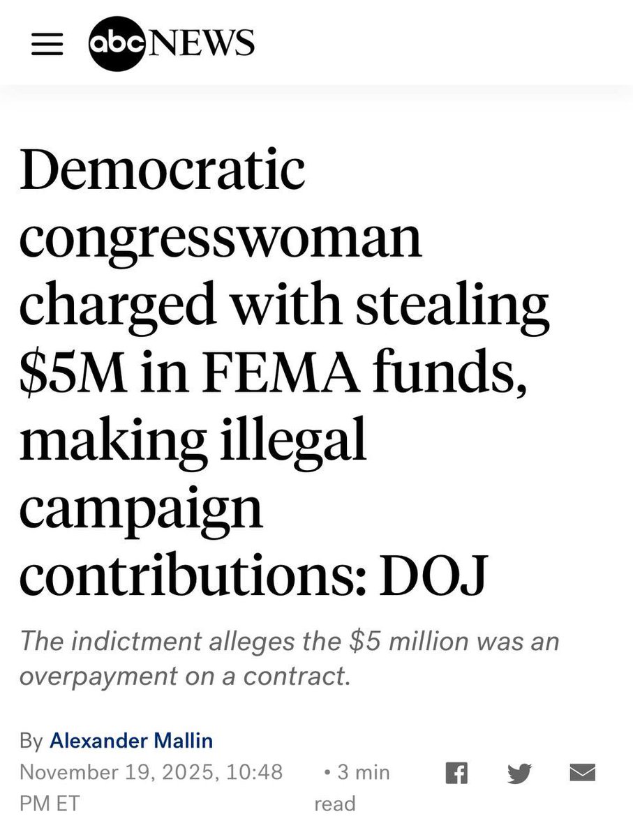LeahRain77's tweet image. Democratic Rep. Sheila Cherfilus-McCormick, of Florida, has been indicted by a federal grand jury on charges of stealing $5 million in Federal Emergency Management Agency funds, which she is accused of laundering to support her 2021 congressional campaign.