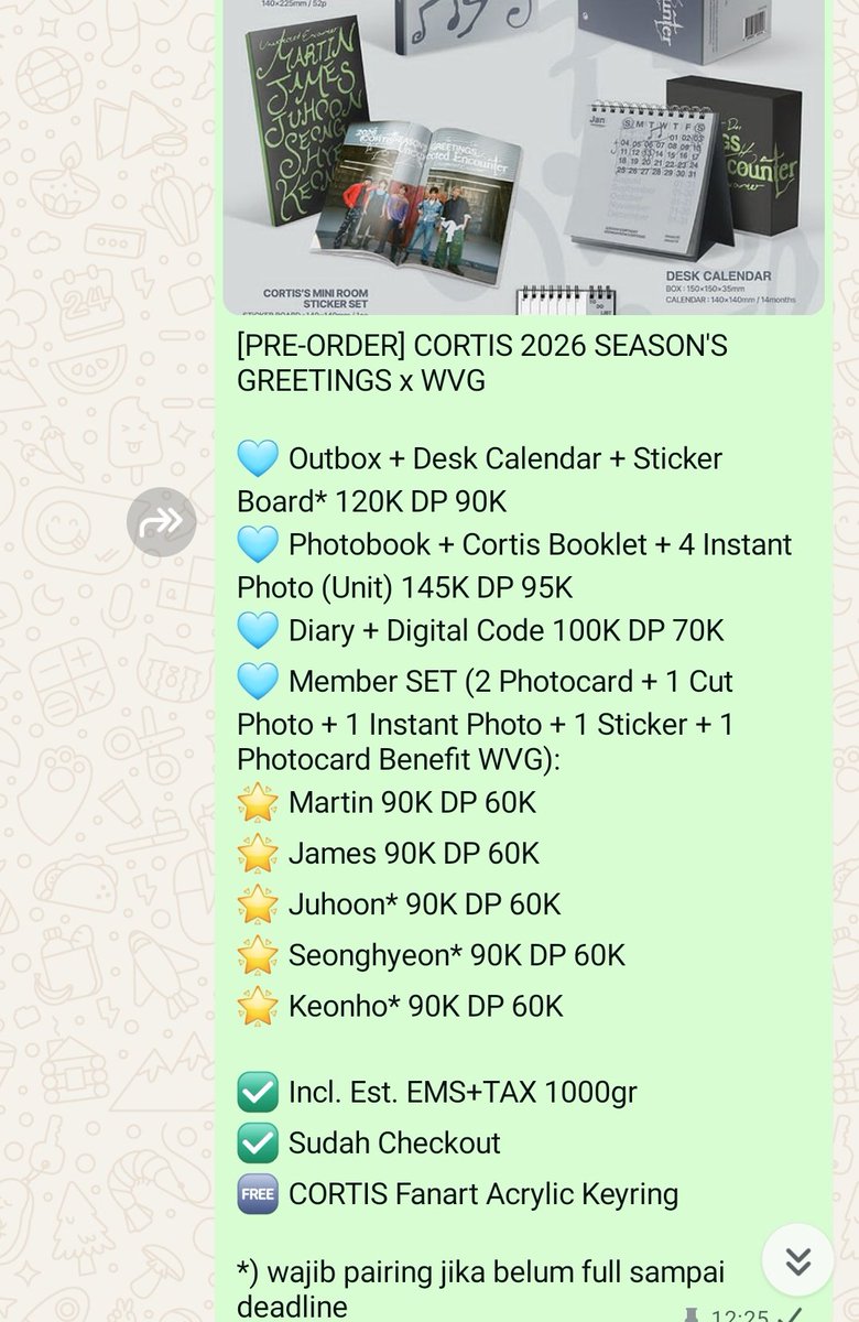 cortisbluestar's tweet image. [OPSHAR] OPEN SHARING CORTIS 2026 SEASON&apos;S GREETINGS x WVG