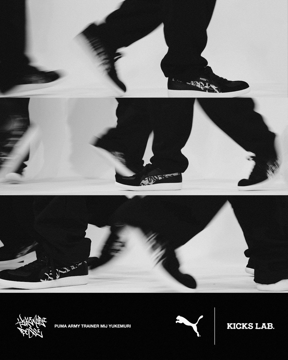 KicksLab_jp's tweet image. 【 Pre-order l 先行予約 】PUMA l “ARMY TRAINER MIJ YUKEMURI” Puma Black/Puma White l Online pre-orders will begin on November 21th, Available in stores and online from November 29th.
#KICKSLAB #キックスラボ #KICKSLABEXCLUSIVE

詳しい内容はこちら▼
kickslab.com/blogs/news/pum…