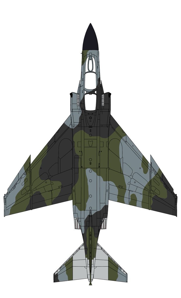 Had the idea for some USMC aircraft (AV-8C, A-4M, F/A-18A, and F-4S) being painted in the same tricolor camo scheme worn by their Helos (UH-1N, AH-1G/T, AH-1W, etc) after seeing a model someone did on reddit lol.