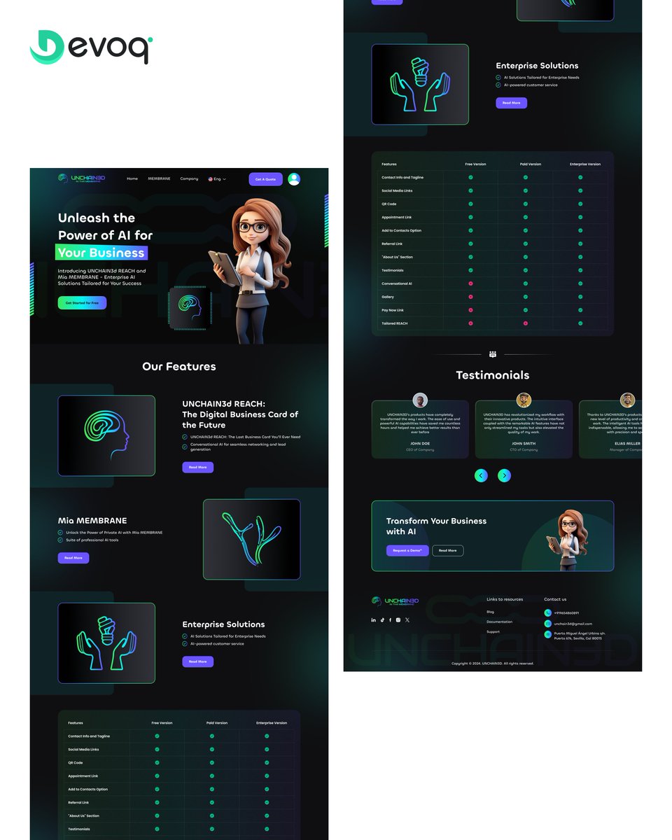 Devoq_Design's tweet image. The video gives a glimpse of all projects together, followed by detailed screens of each one. Swipe 👉

Visit our website for more details: devoqdesign.com

Email Us: sales@devoqdesign.com

#DevoqDesign #WebDesign #UIDesign #UXDesign #WebDevelopment