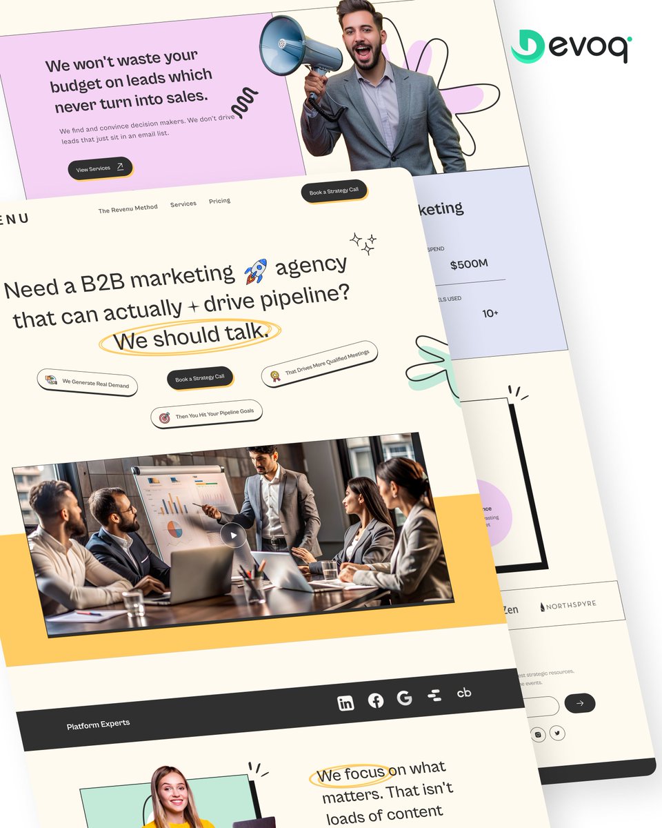 Devoq_Design's tweet image. The video gives a glimpse of all projects together, followed by detailed screens of each one. Swipe 👉

Visit our website for more details: devoqdesign.com

Email Us: sales@devoqdesign.com

#DevoqDesign #WebDesign #UIDesign #UXDesign #WebDevelopment