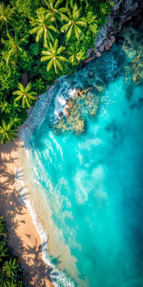 Good morning everyone🌅 

First wallpaper of the day😇 

Where the sand meets the sea, and the jungle meets the shore🌊

Have a terrific thursday 😉