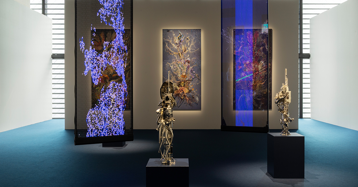 Synthetic Natures もつれあう世界：AIと生命の現在地」展の会期は残す