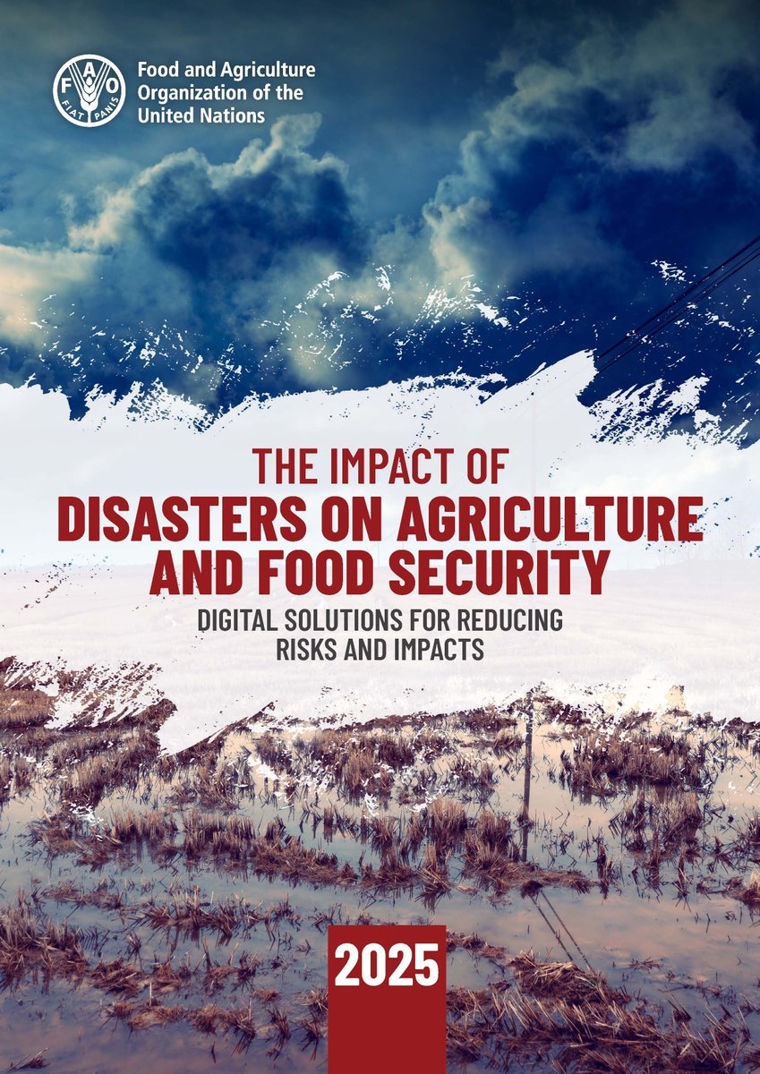 reliefweb's tweet image. 🌪️ From droughts and floods to pests and marine heatwaves, #disasters cost global #agriculture $3.26 trillion over three decades.

@FAO reveals latest findings on the impact of disasters on agriculture and #foodsecurity: buff.ly/PEF9UuE
