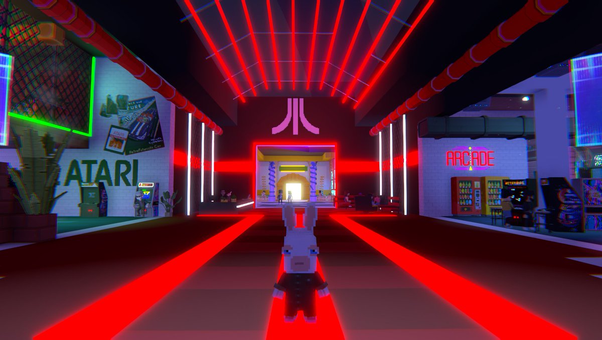 algreeenz's tweet image. This Atari Corridor needs some elevator music @TheSandboxGame  tsbga.me/TheSandbox
