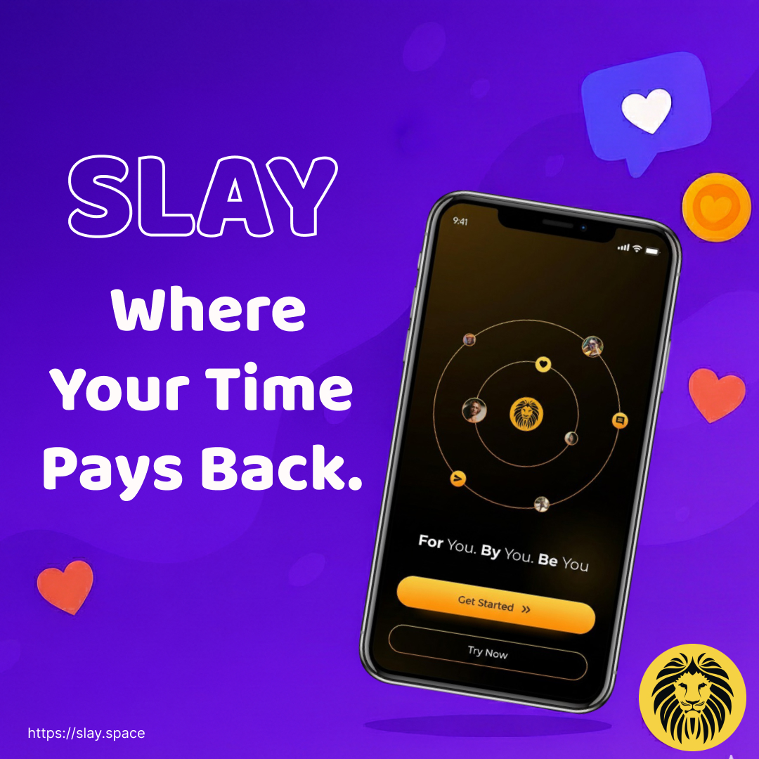 SLAY_Singhcoin's tweet photo. SLAY, Where Your Time Pays Back.
A social platform that finally values YOU.
✨ Earn.
✨ Connect.
✨ Slay the feed.
#SlayTheApp #GenZ #SocialMedia #CreatorEconomy #EarnWhileScrolling #NextGenPlatform #Web3Vibes https://t.co/Y8ULJyyNpD